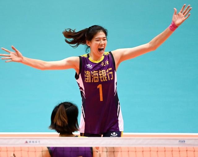 手机安全登录入口-李盈莹成长+副攻线稳定 天津女排夺全运会第四冠